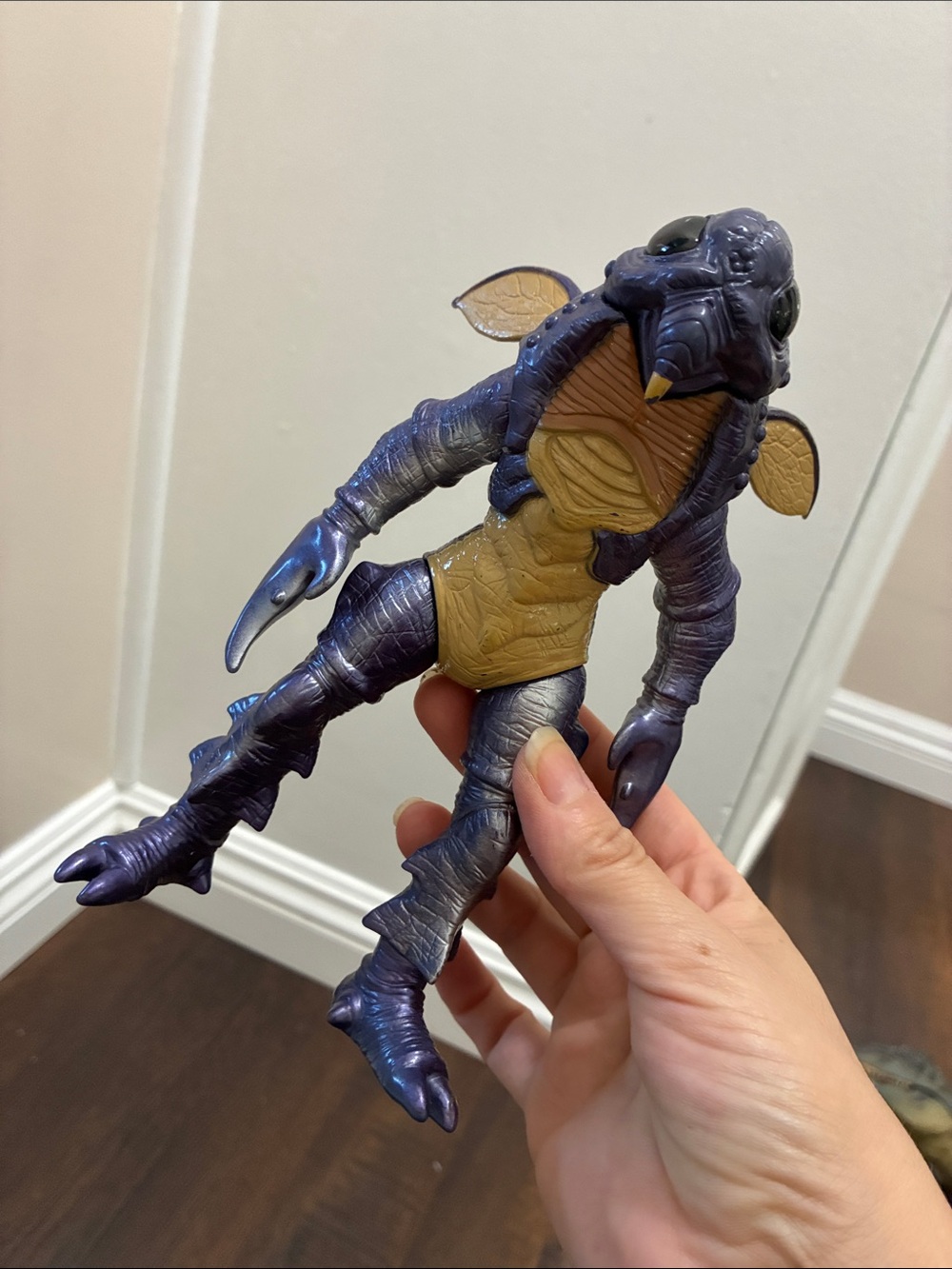 1994 Bandai Mighty Power Rangers Guitardo Deluxe Evil Space Alien 8" Toy Figure